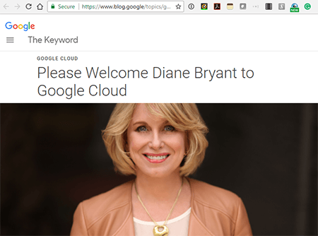 Diane Bryant departs Google Cloud