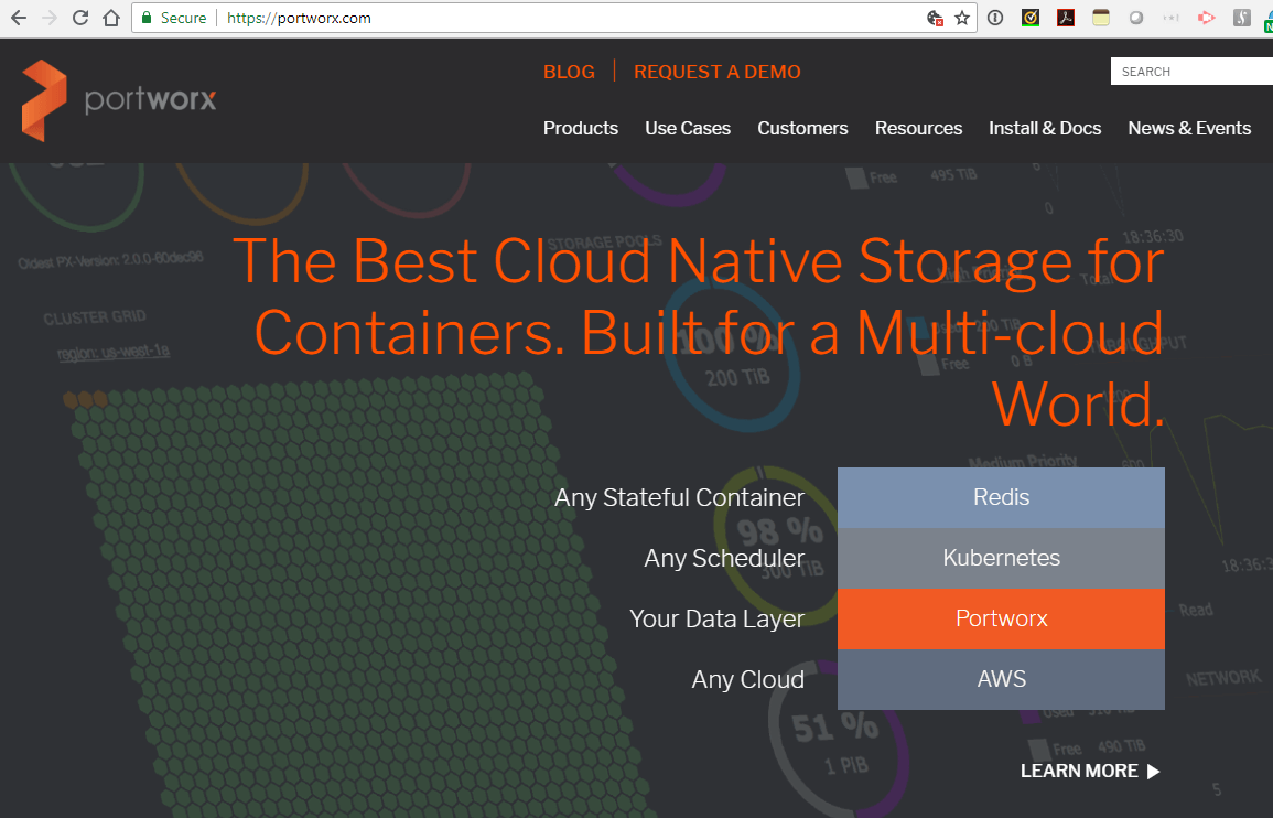 Portworx expands container data management options for AWS