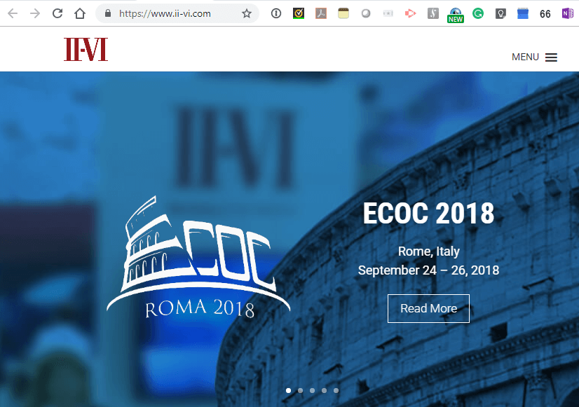 ECOC 2018: II-VI to show twin flexband 1xN WSS, OTDR