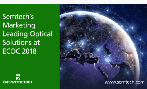 ECOC 2018: Semtech exhibits CDR platform for 25G SFP28 SR modules and AOCs
