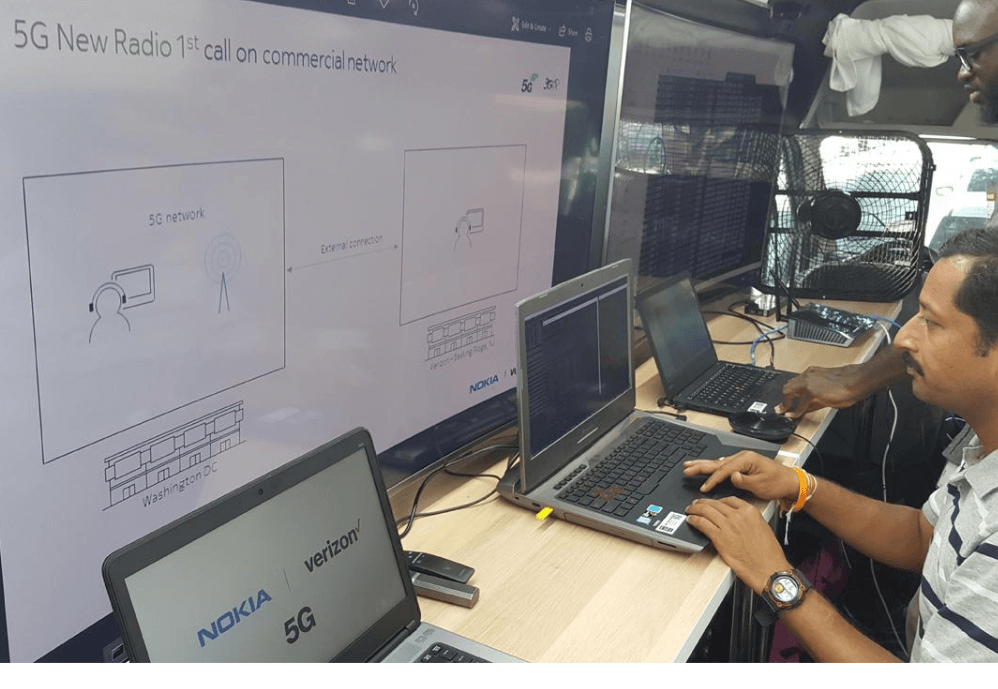 Verizon and Nokia complete 5G-NR data call in Wash DC