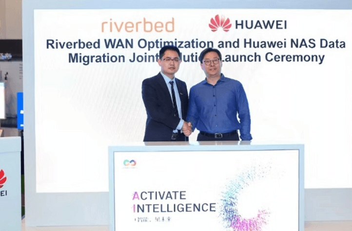 Huawei and Riverbed team on NAS + WAN optimization