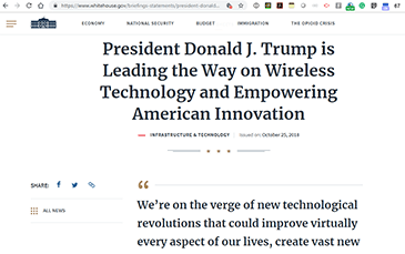 Presidential memo calls for National Spectrum Strategy