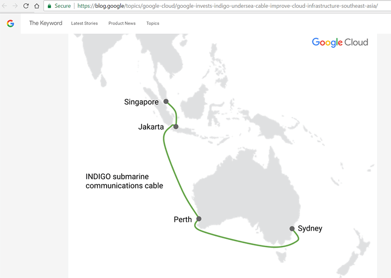 INDIGO subsea cable reaches Sydney