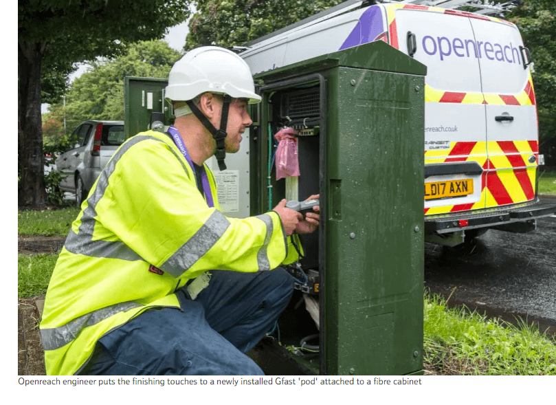 Openreach extends its G.fast network to 81 more locations across UK