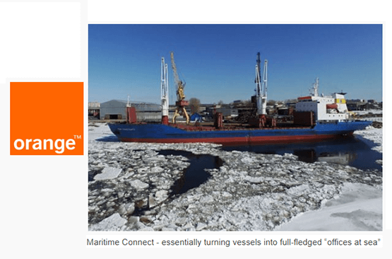Orange Business delivers connectivity for Arctic Shipping