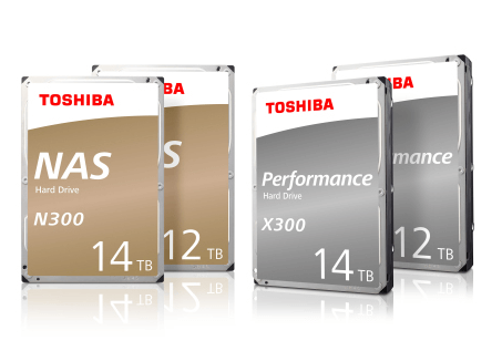 Toshiba adds 12TB and 14TB drives for NAS