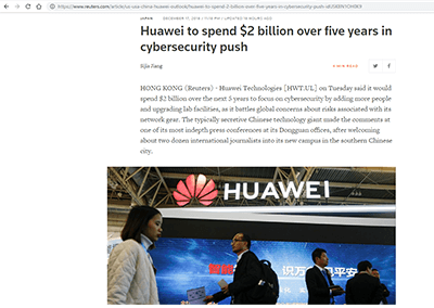 Reuters: Huawei expects revenue to top US$100 billion, up 8.7%