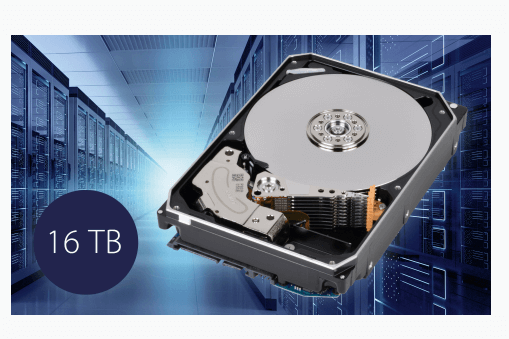 Toshiba announces 16TB HDDs for cloud data centers