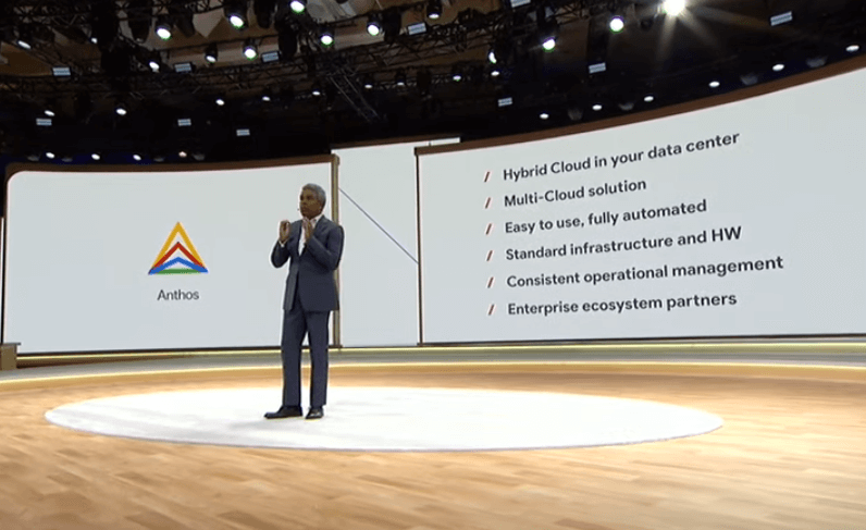Google Cloud’s Anthos runs apps on-prem or multi-cloud, including AWS and Azure