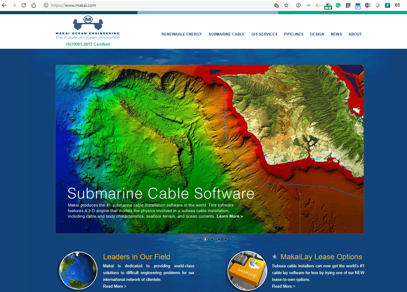 Makai develops tools for planning subsea cable deployments