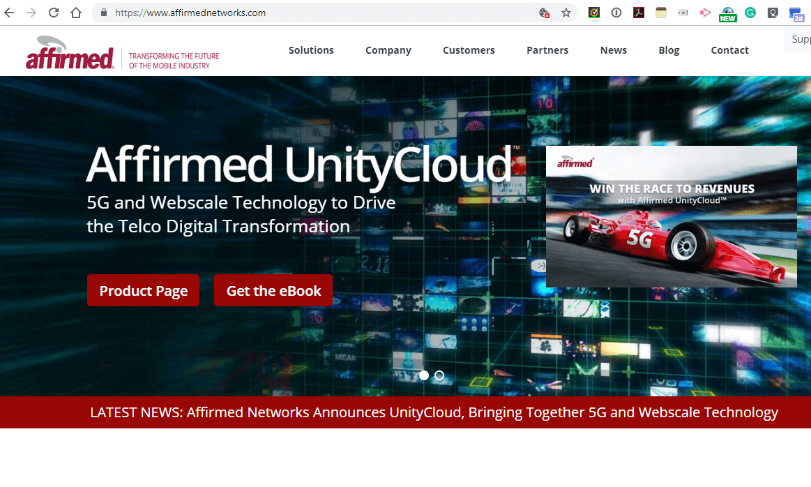 Affirmed Networks unveils cloud-native UnityCloud