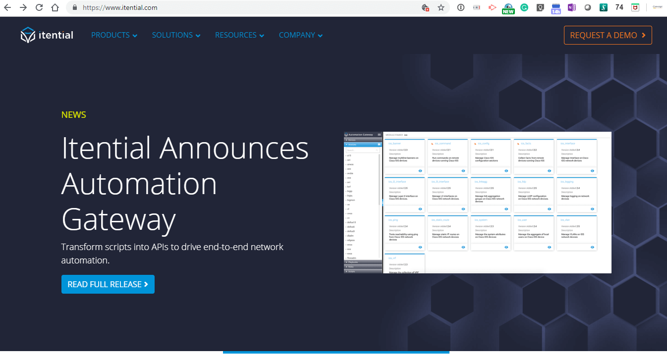 Itential introduces enterprise Automation Gateway application