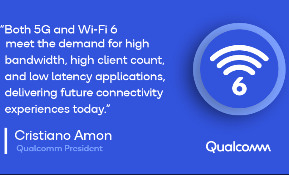 Qualcomm envisions a future of 5G + Wi-Fi 6