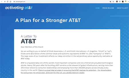Elliott calls for strategic refocus at AT&T: Bet big on 5G