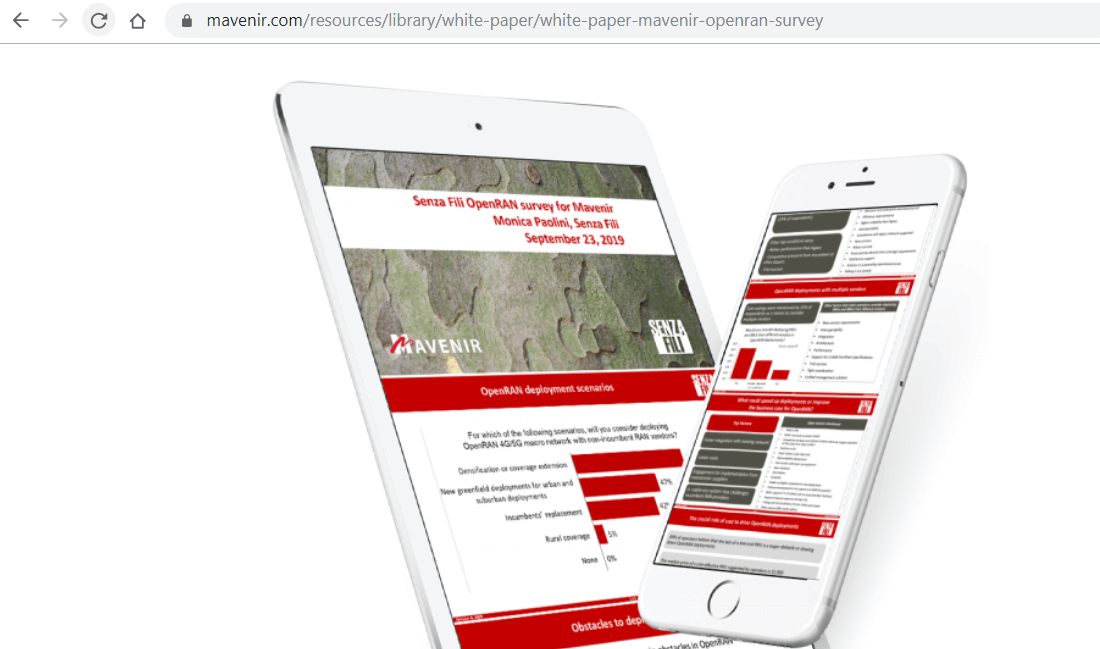 Mavenir cites strong interest in OpenRAN