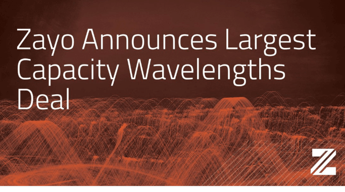 Zayo signs its largest capacity wavelengths deal