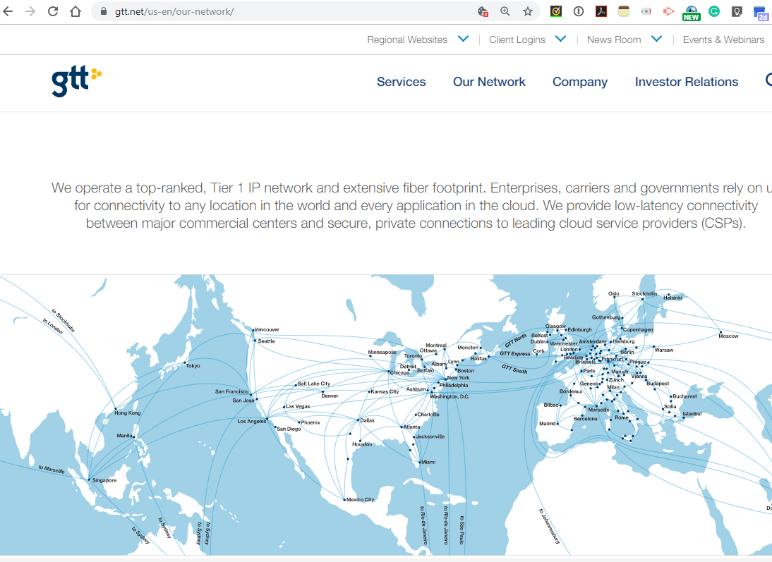 GTT’s revenue dips to $420 million, considers sale of European assets