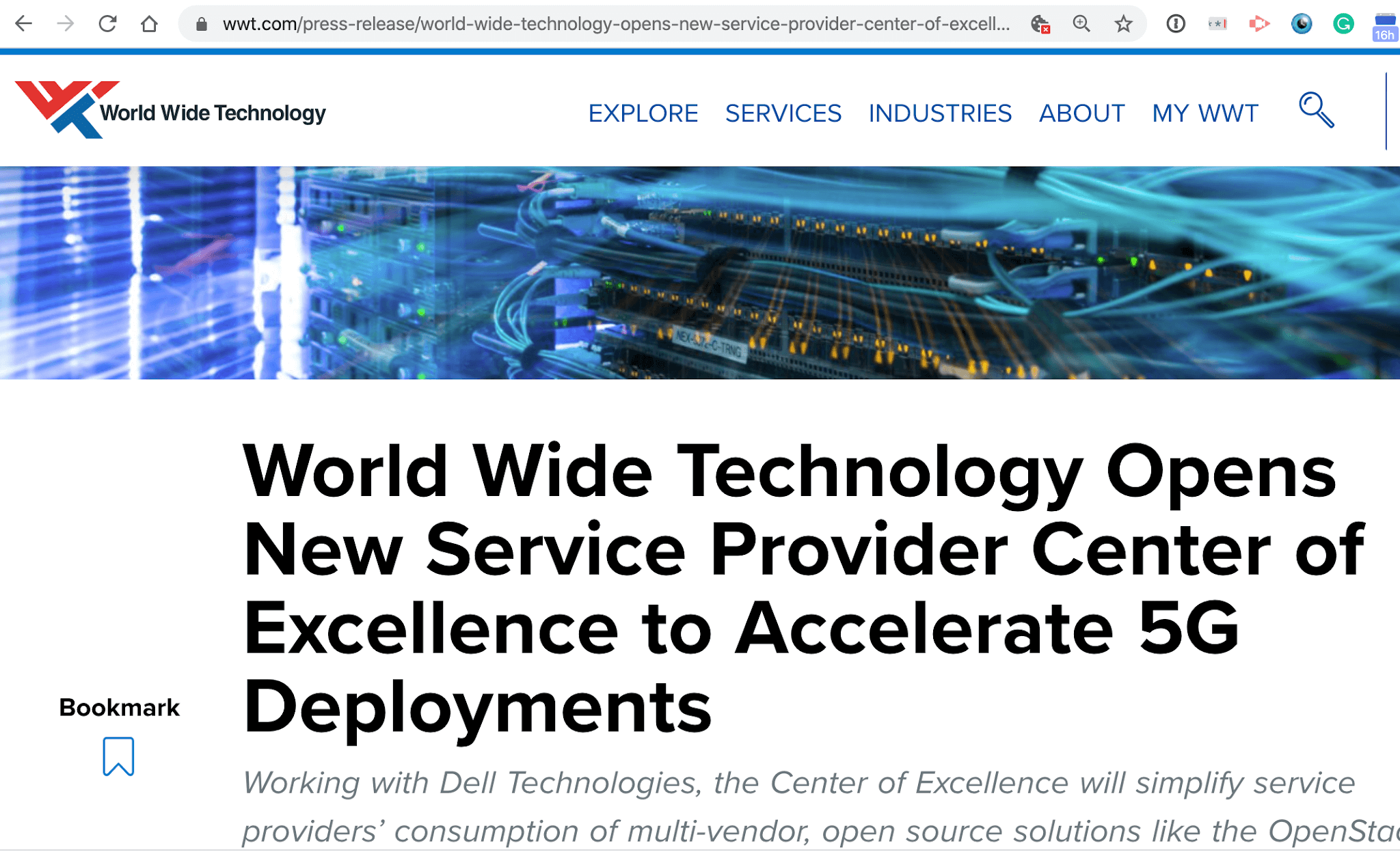 WWT and Dell develop/validate telco blueprints