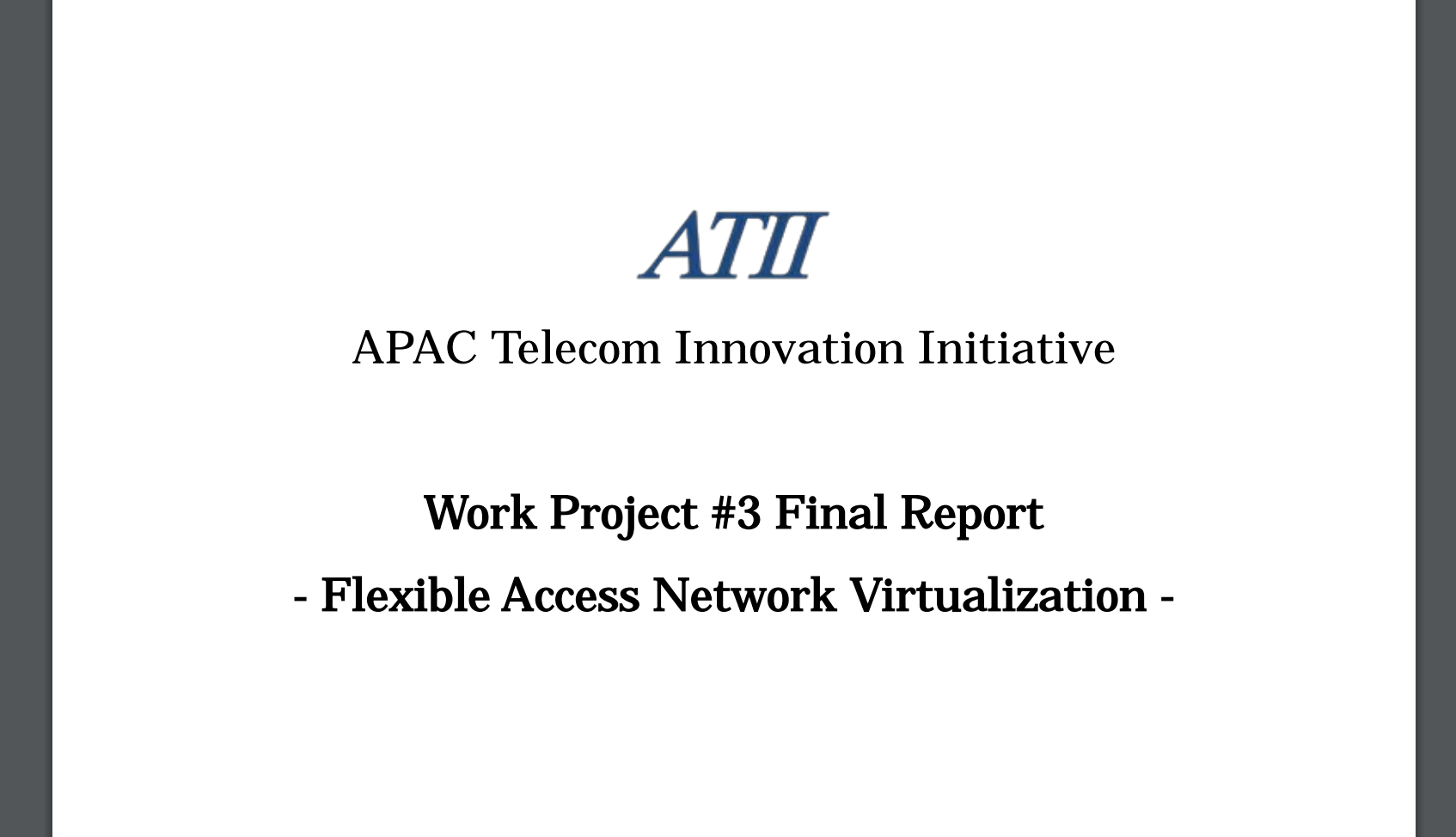 NTT and partners test access network virtualization technologies