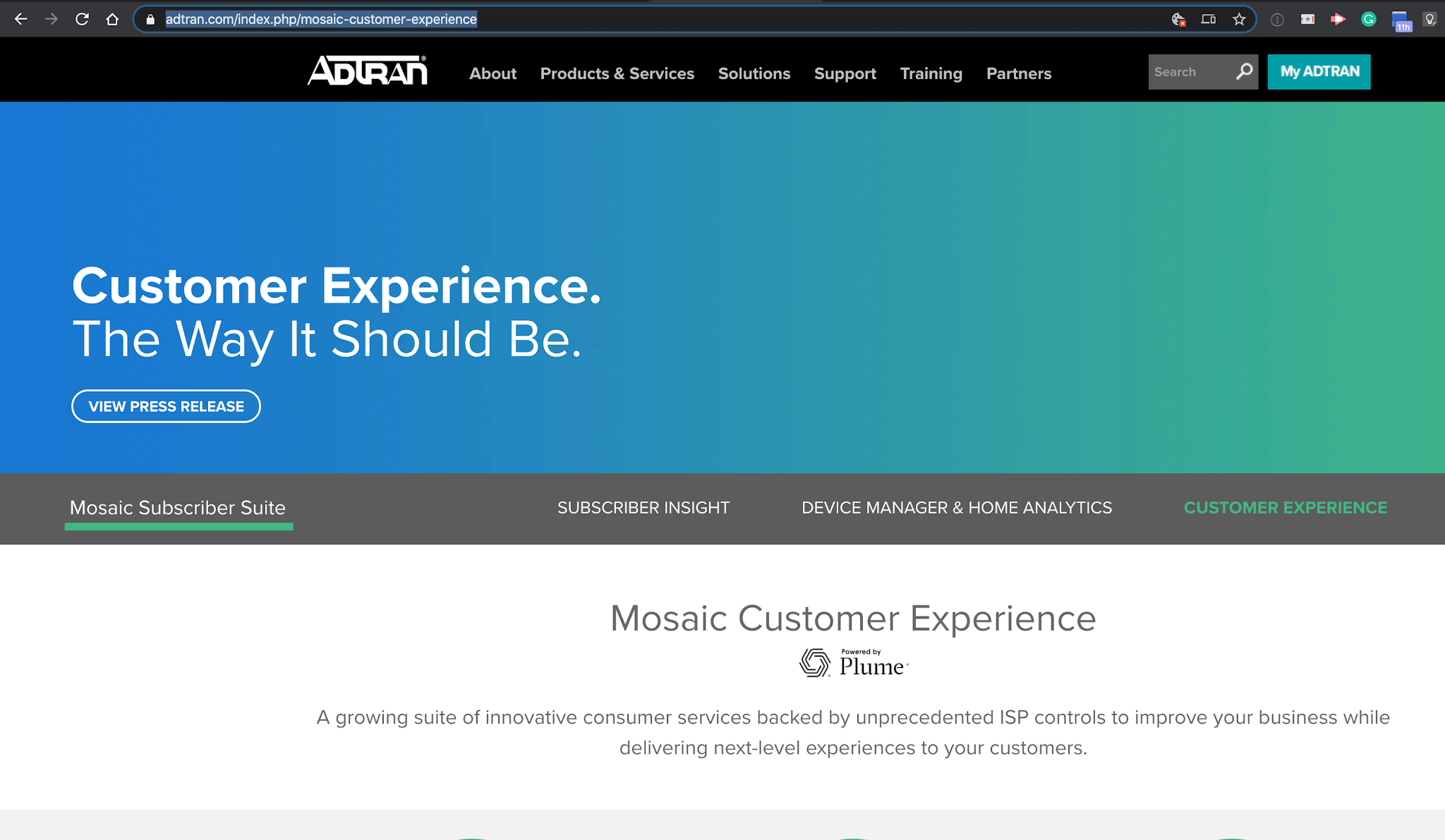 ADTRAN and Plume collaborate on Smart Home solutions