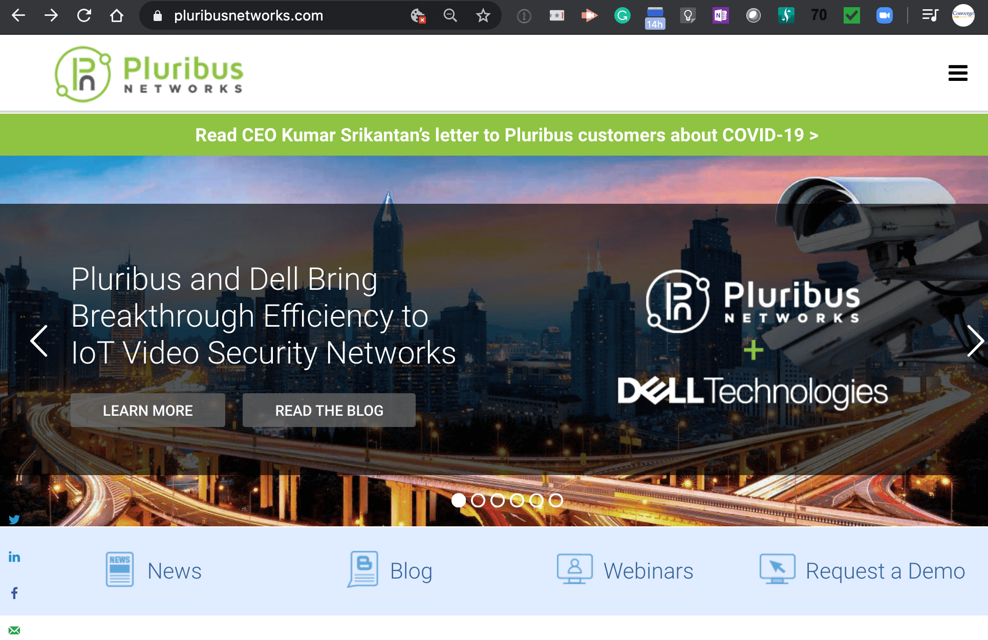 Pluribus and Dell build SDN-enabled IoT Video Security Fabric