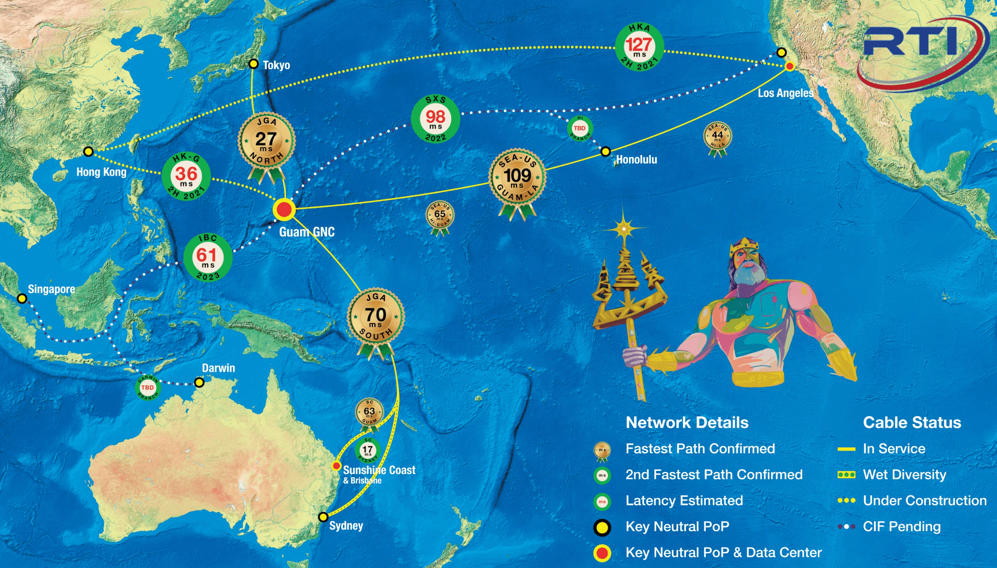 RTI and OneQode offer Layer 2 connectivity from Queensland
