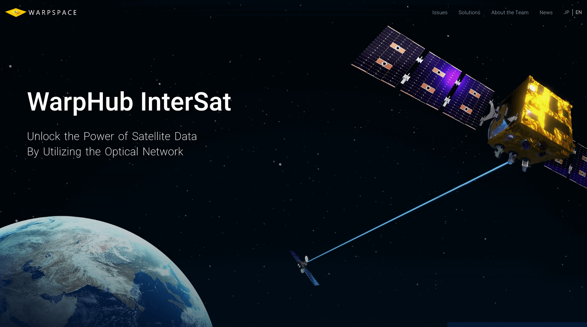WARPSPACE targets optical relay satellites