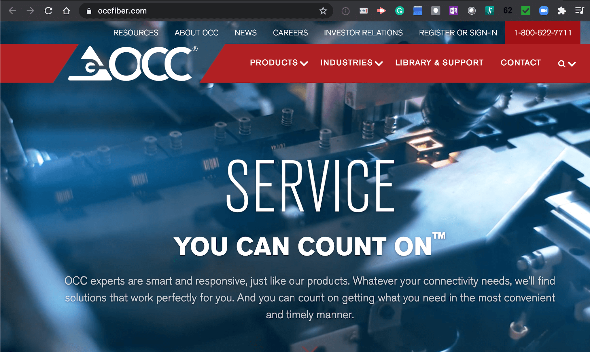 Optical Cable Corp. selected for DoD project