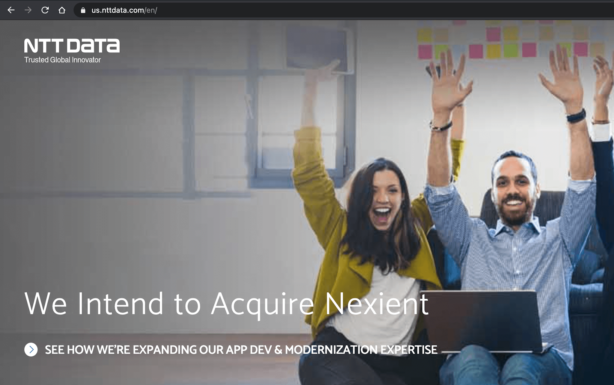 NTT DATA to acquire Nexient, a software developer