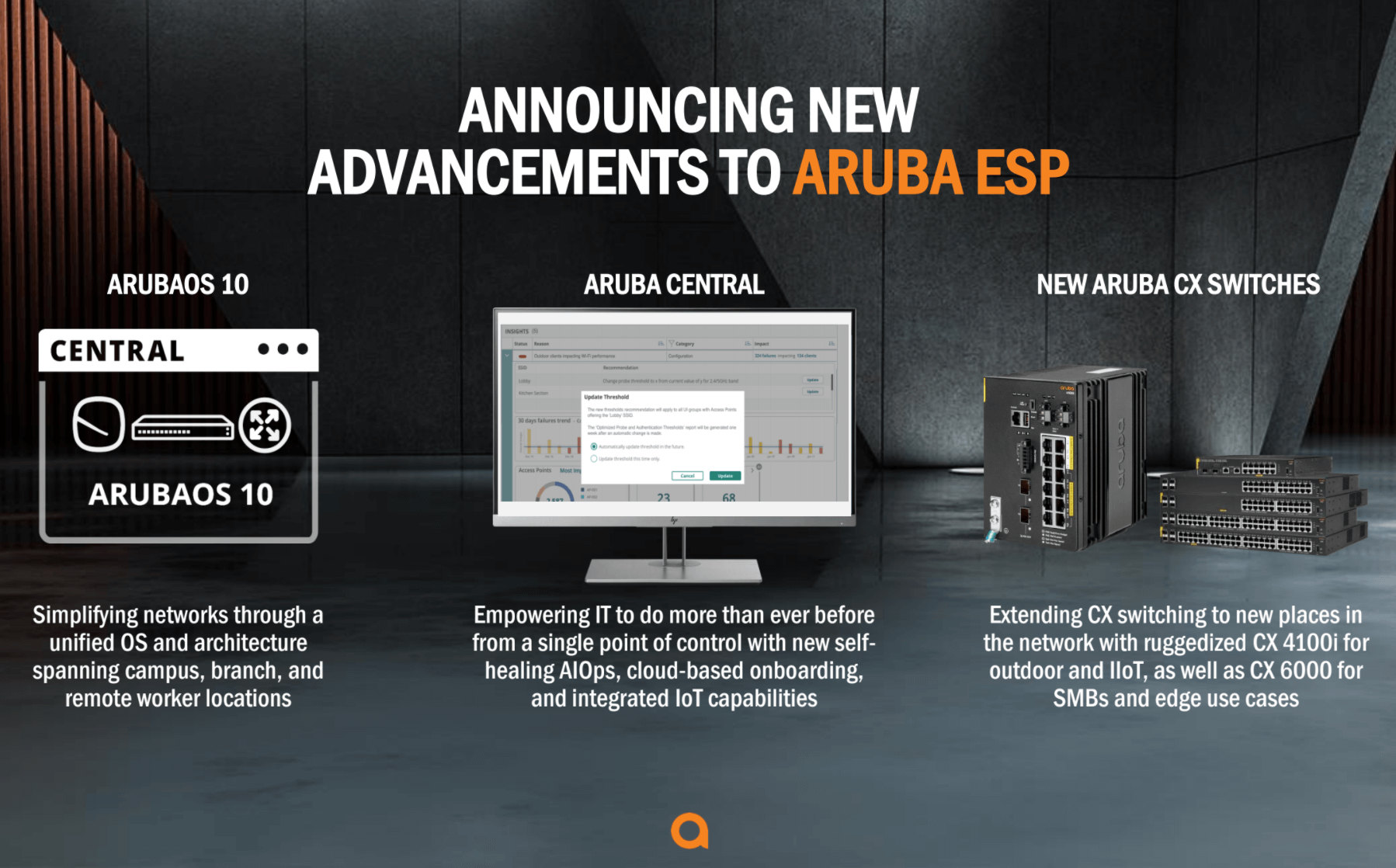 Aruba expands its flagship CX Switching portfolio