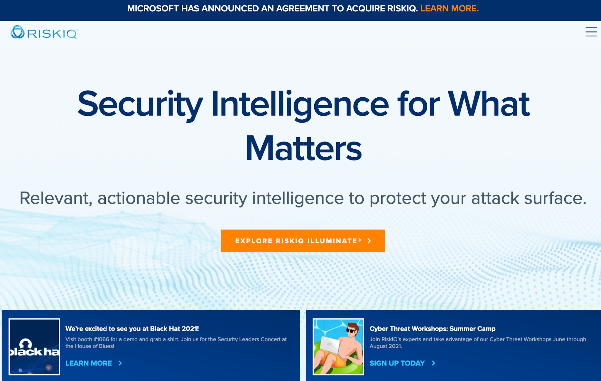 Microsoft to acquire RiskIQ