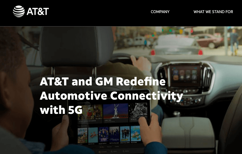 AT&T to provide 5G for millions on new GM vehicles