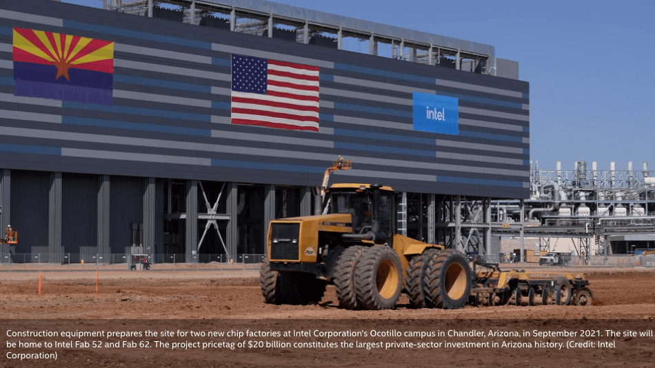 Intel breaks ground on $20 billion fabs in AZ