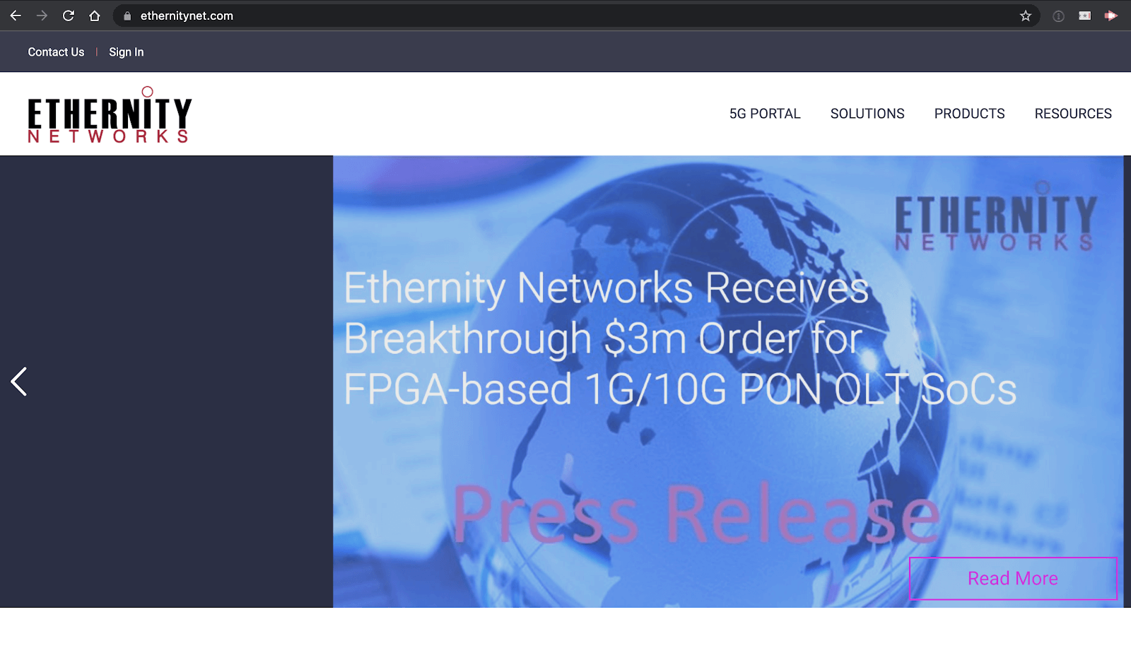 Ethernity notes $3m order for FPGA-based 1G/10G PON OLT SoCs
