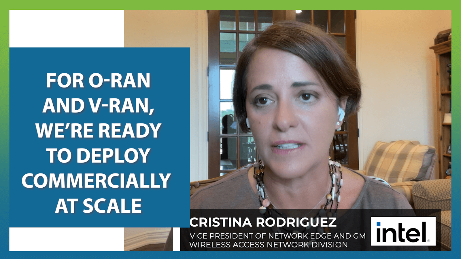 Intel: For O-RAN and V-RAN, we’re ready to deploy at scale