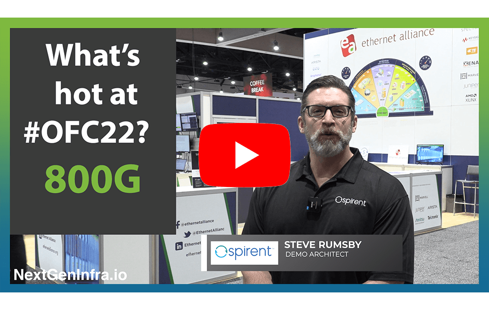 What’s hot at OFC22? Spirent on 800G