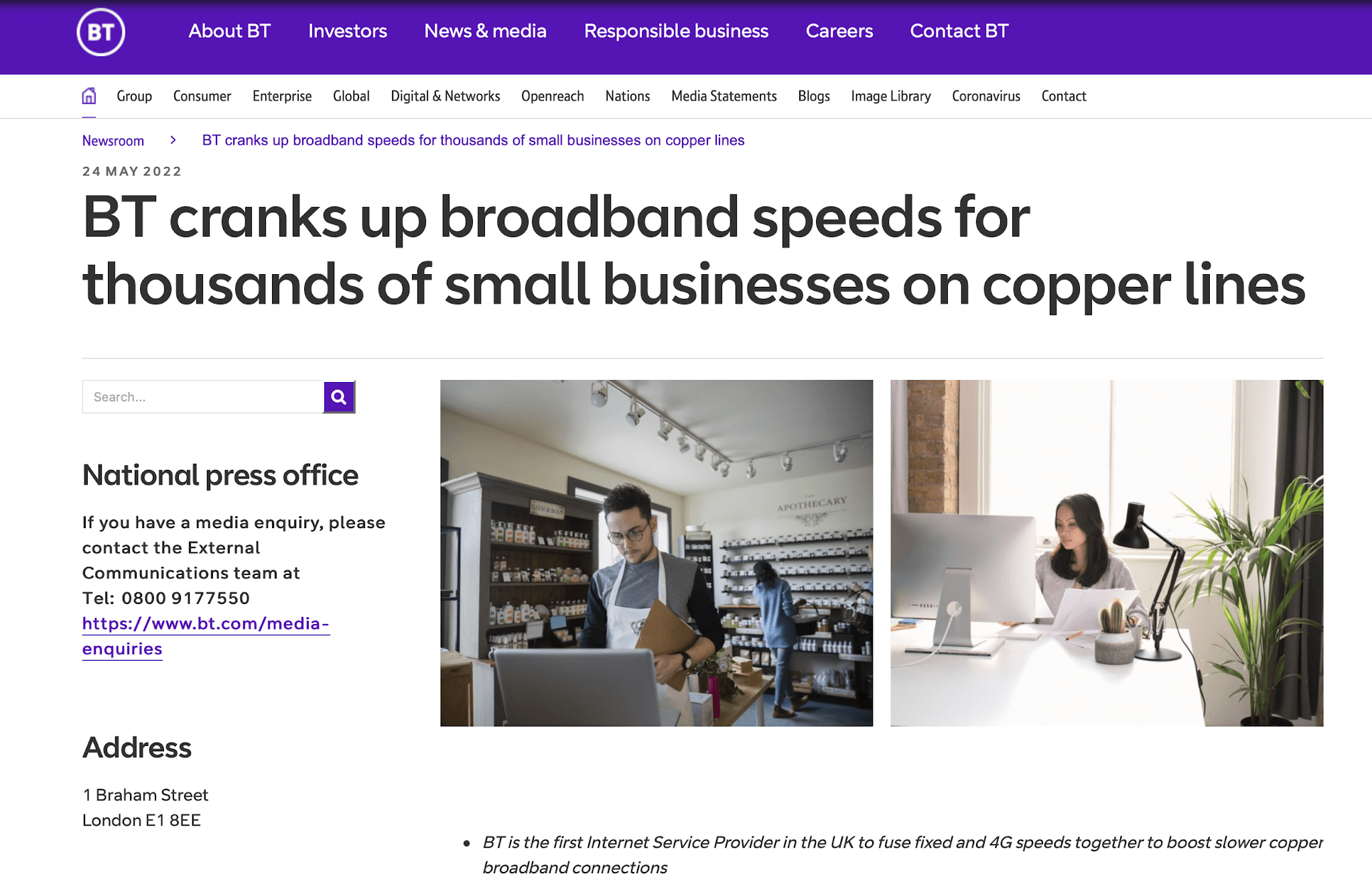 BT boosts ADSL speed with 4G aggregation