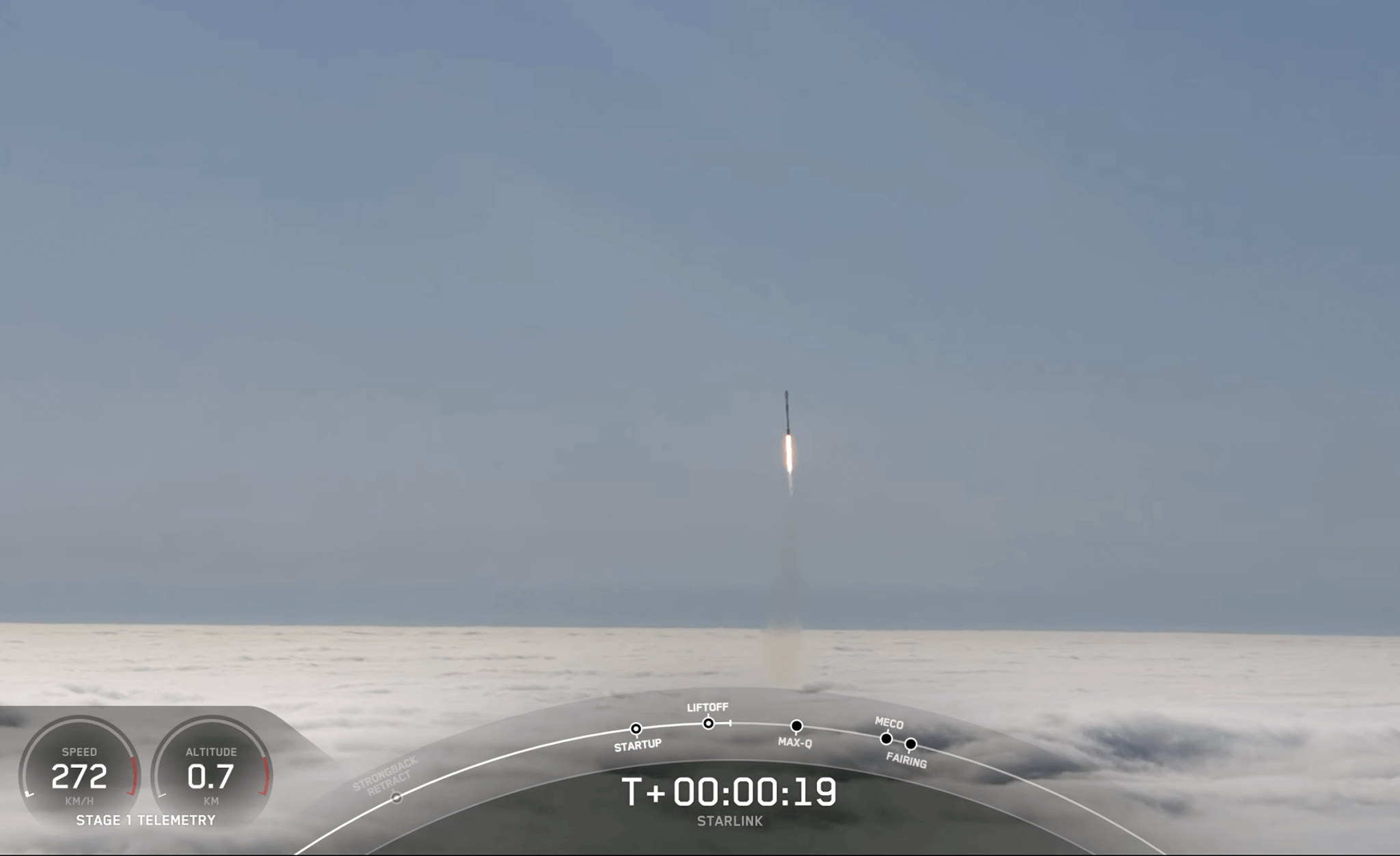 SpaceX launches 46 Starlink satellites from California