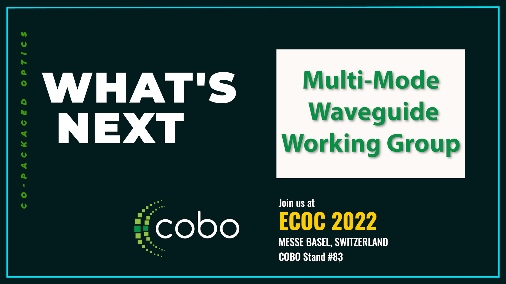ECOC22:  Update on the Multi-Mode Waveguide Working Group