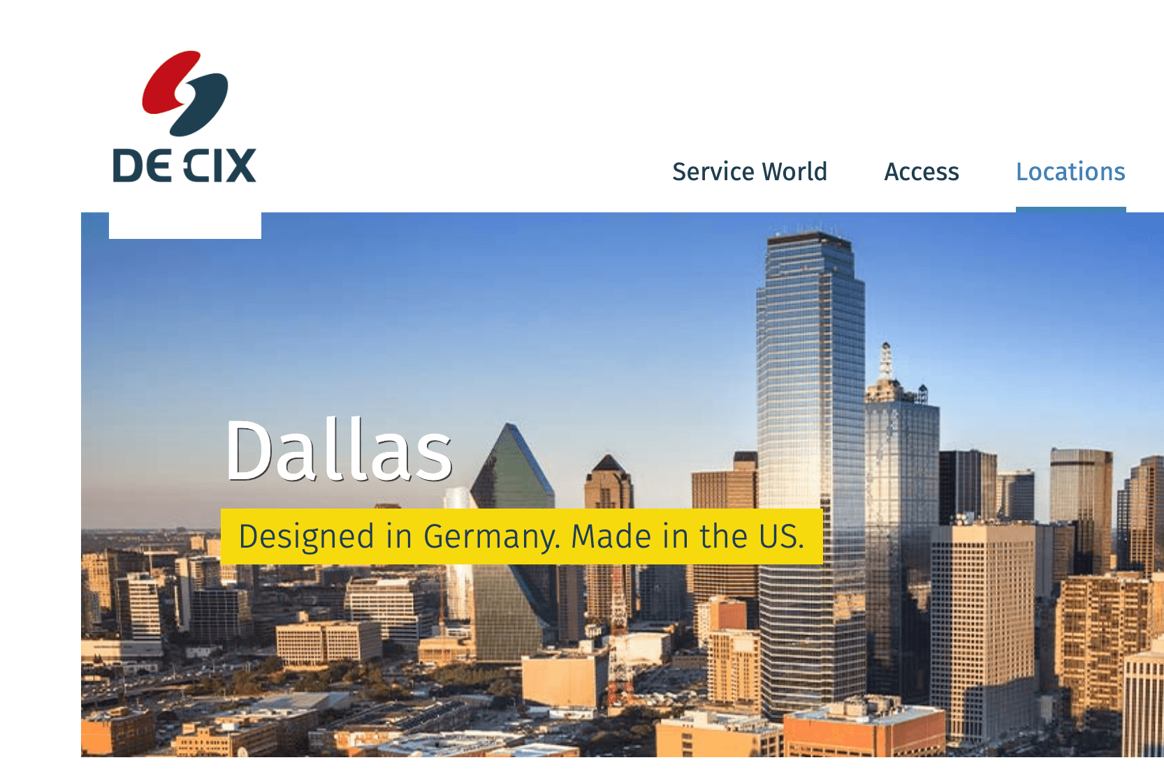 DE-CIX expands cloud connectivity in Dallas region