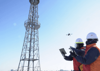SK Telecom inspects cell towers using drones + image analysis AI