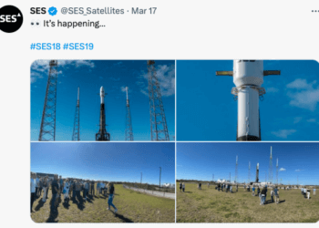 SES launches 2 more C-band satellites for U.S. market aboard SpaceX
