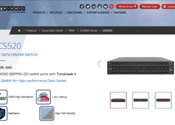 Edgecore launches switch supporting 64 X400G ports