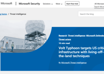 Microsoft: China state-sponsored Volt Typhoon targets US critical infrastructure