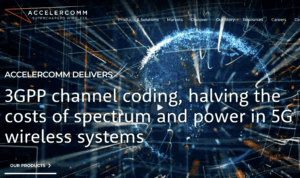 AccelerComm raises £21.5m for 5G FEC optimization