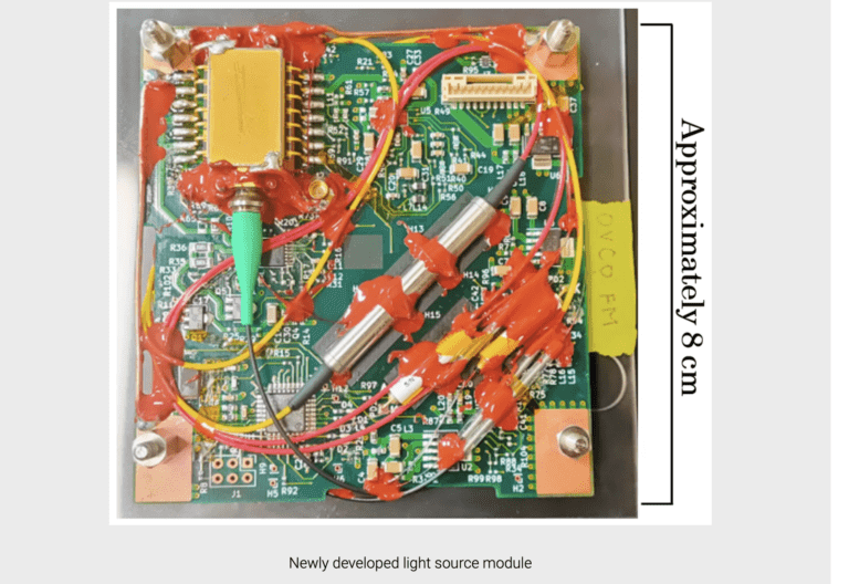 Mitsubishi demos light source module for space lasers