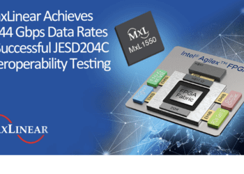 MaxLinear achieves 32.44 Gbps in JESD204C interoperability testing