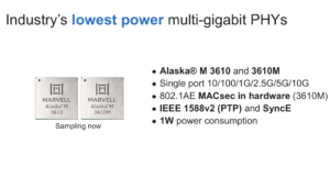 Marvell samples first 5nm Multi-Gigabit PHY Platform