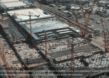 Intel cites progress with U.S. fabs